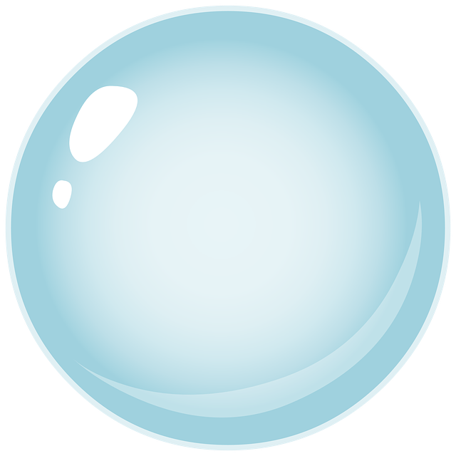 modrý míček