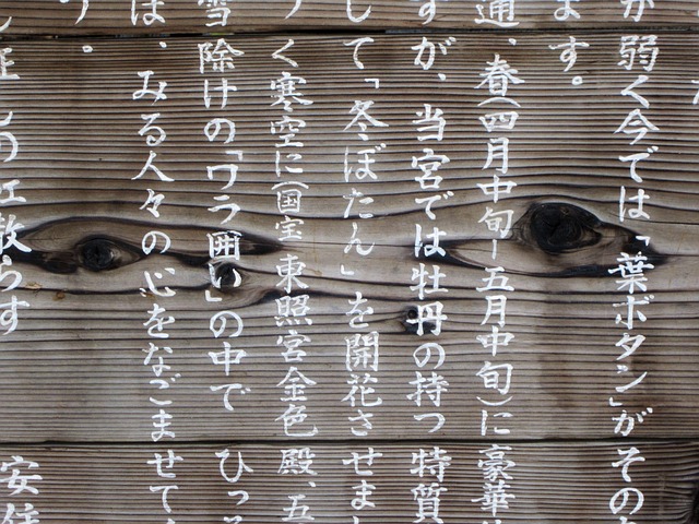 japonské písmo